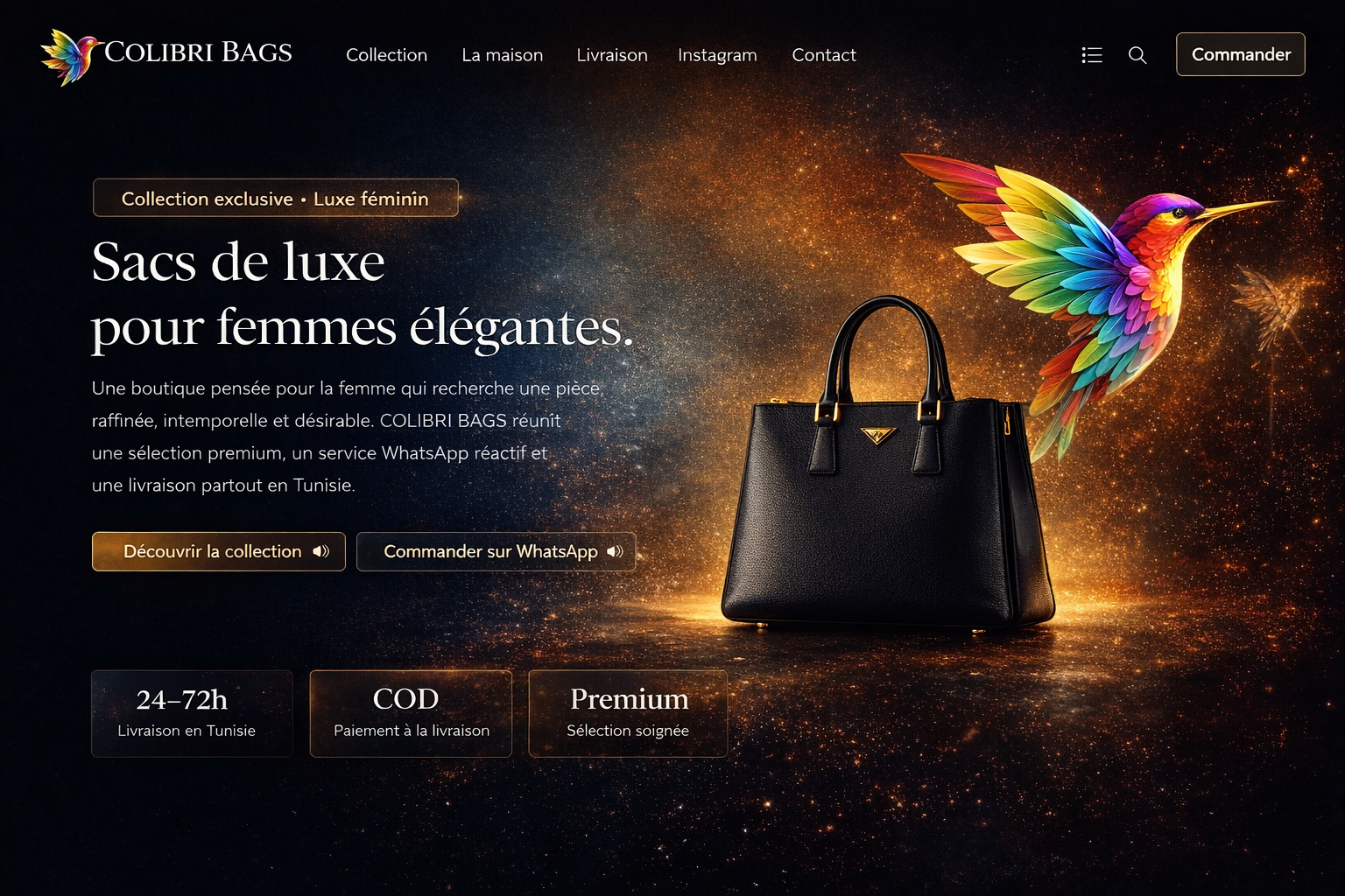 Univers premium Colibri Bags